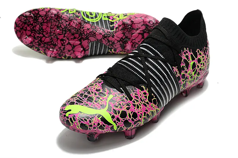 Puma Future Z 1.1 FG - Black/Neon Pink/Lime Green