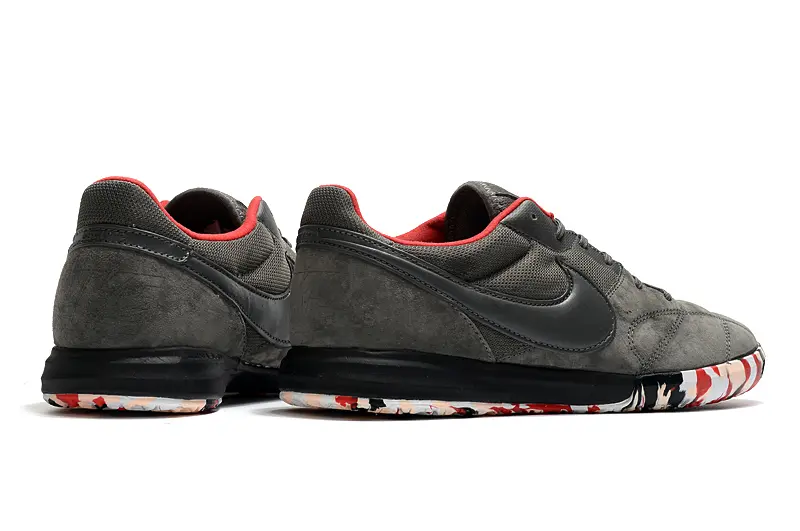 Nike Premier 2 Sala IC - Gray/Scarlet Red/Black