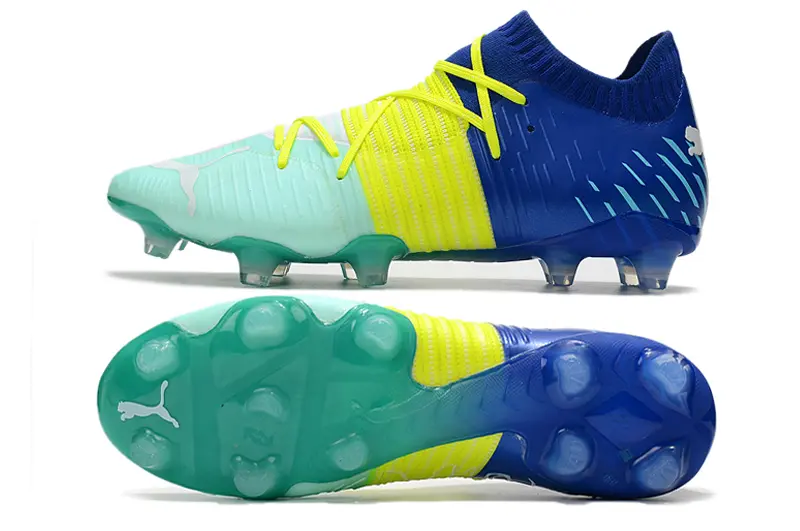 Puma Future Z 1.1 FG - Blue/Electric Yellow/Aqua Green