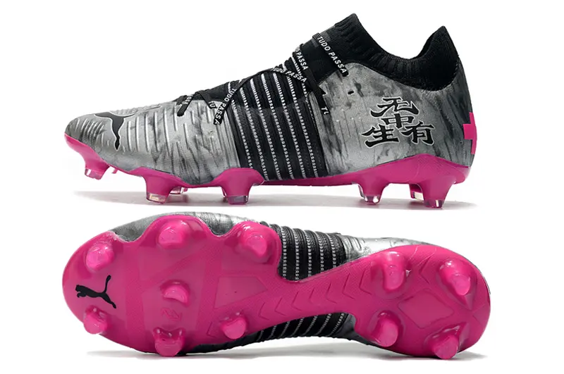 Puma Future Z 1.1 FG - Gray/Electric Pink/Graphite Black