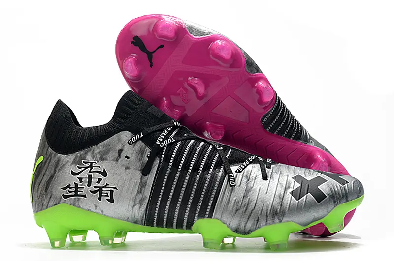Puma Future Z 1.1 FG - Gray/Electric Pink/Graphite Black