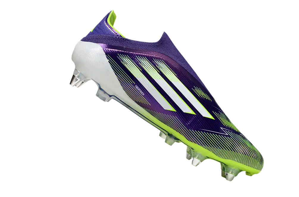 Adidas F50 Elite Laceless SG - Purple/Electric Purple/Neon Green