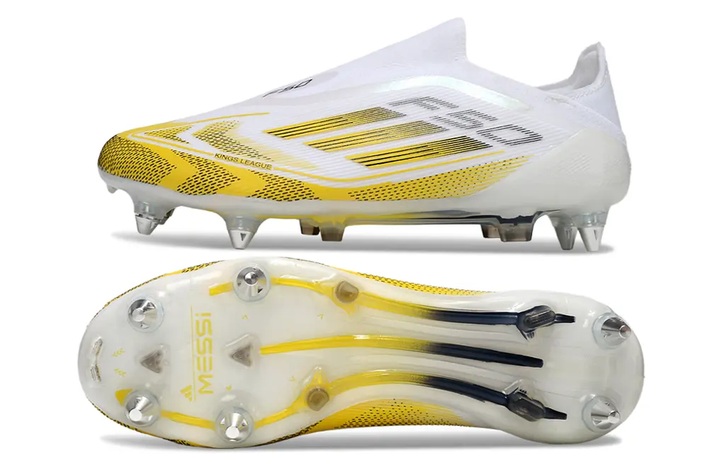 Vicky López x Adidas F50 Elite Laceless SG - Yellow/Bright Yellow/White