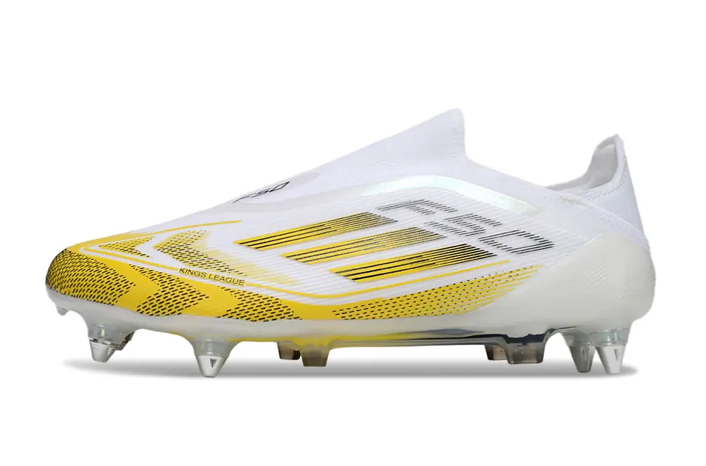 Vicky López x Adidas F50 Elite Laceless SG - Yellow/Bright Yellow/White