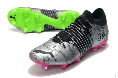 Puma Future Z 1.1 FG - Gray/Electric Pink/Graphite Black