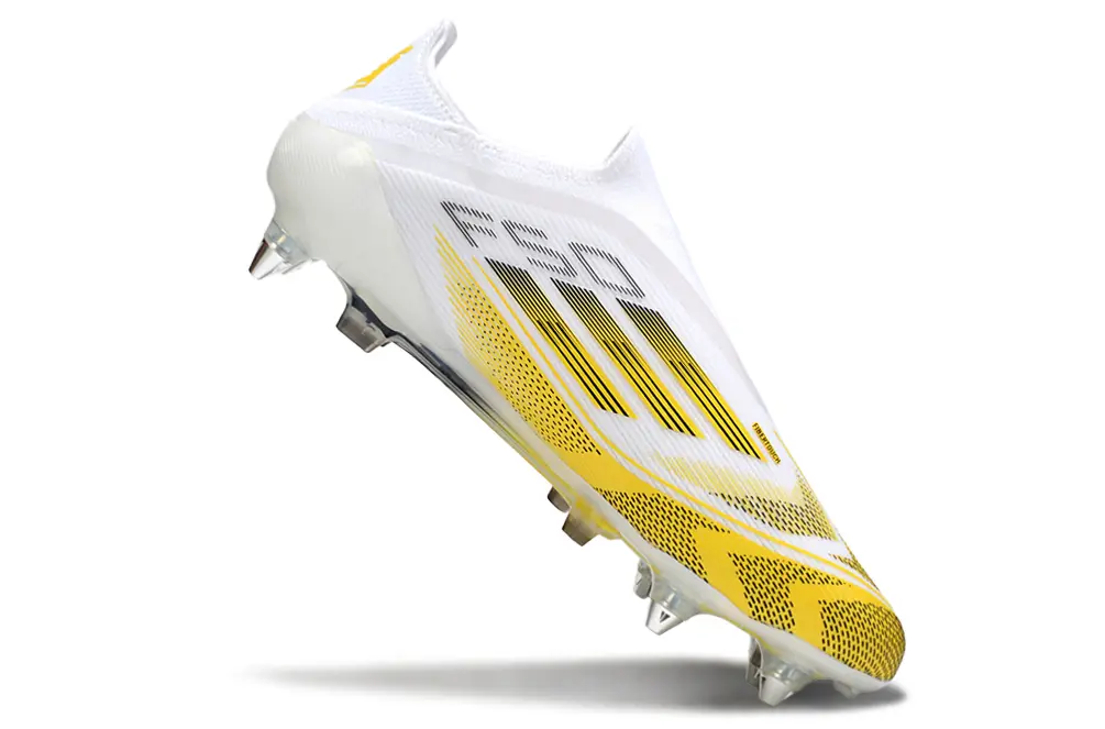 Vicky López x Adidas F50 Elite Laceless SG - Yellow/Bright Yellow/White