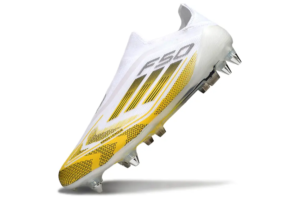 Vicky López x Adidas F50 Elite Laceless SG - Yellow/Bright Yellow/White