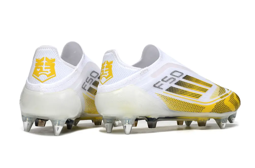 Vicky López x Adidas F50 Elite Laceless SG - Yellow/Bright Yellow/White