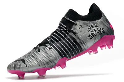 Puma Future Z 1.1 FG - Gray/Electric Pink/Graphite Black