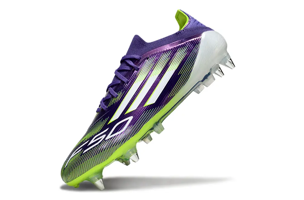 Adidas F50 Elite SG - Purple/Electric Green/Shocking Violet