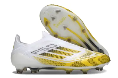 Messi x Adidas F50 Elite Kings League Laceless FG - Yellow/Bright Yellow/White