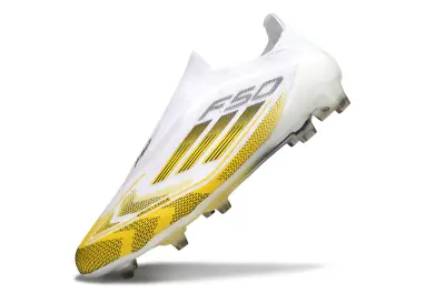 Messi x Adidas F50 Elite Kings League Laceless FG - Yellow/Bright Yellow/White
