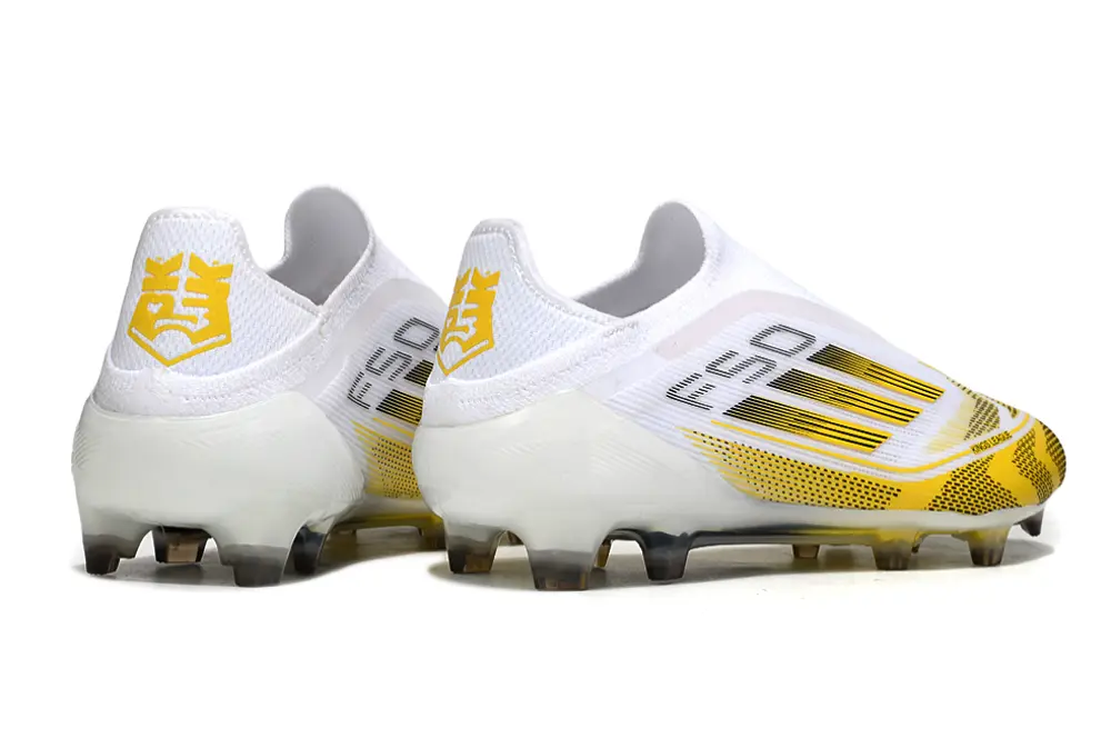 Messi x Adidas F50 Elite Kings League Laceless FG - Yellow/Bright Yellow/White