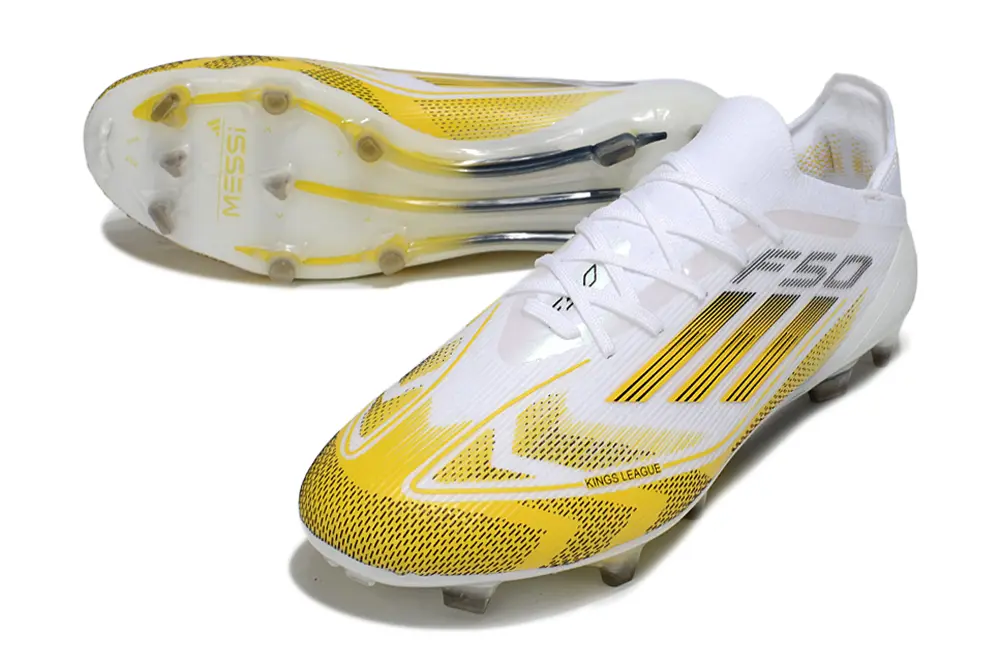 Messi x Adidas F50 Elite Kings League FG - Yellow/Bright Yellow/White