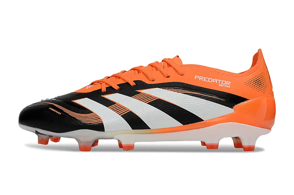 Adidas Predator 25 Elite FG - Black/Vibrant Orange/Classic White