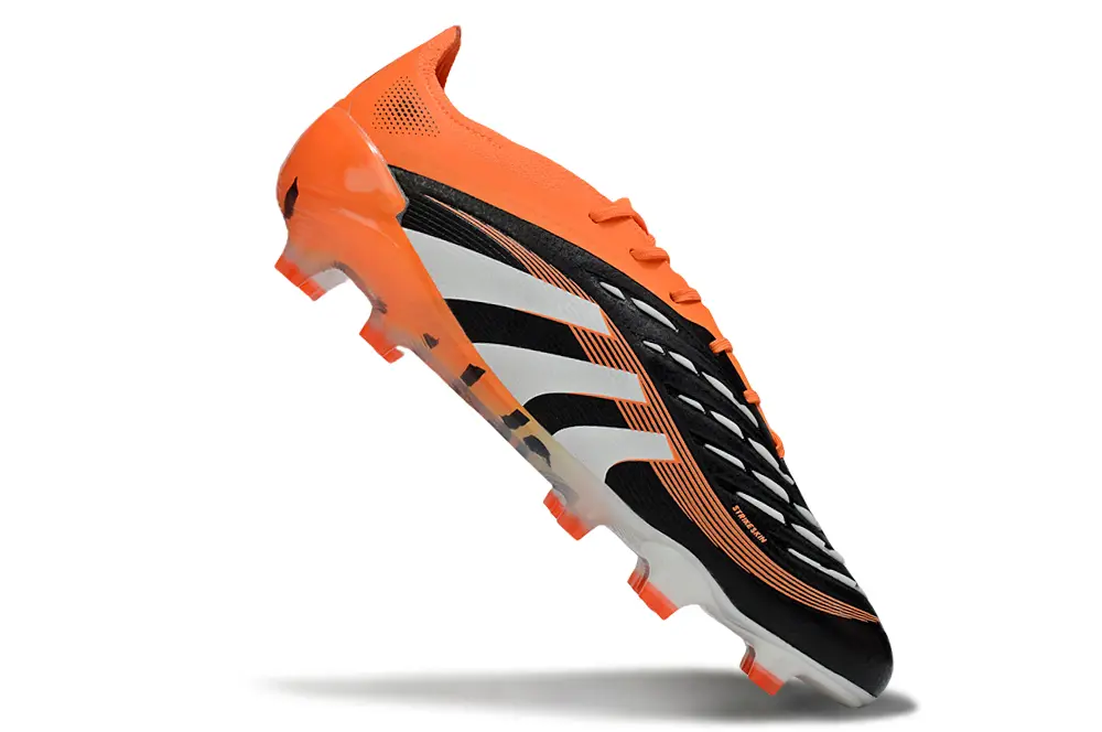 Adidas Predator 25 Elite FG - Black/Vibrant Orange/Classic White