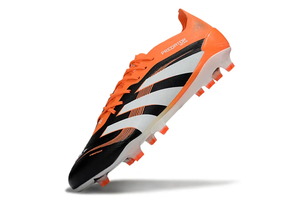 Adidas Predator 25 Elite FG - Black/Vibrant Orange/Classic White