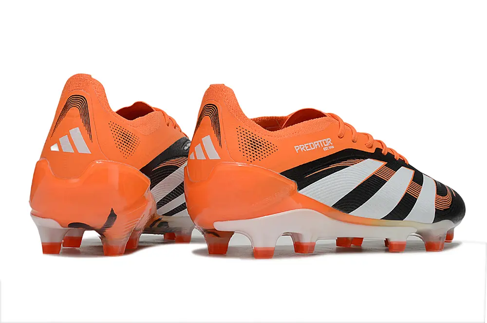 Adidas Predator 25 Elite FG - Black/Vibrant Orange/Classic White