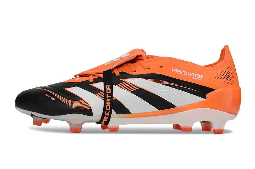 Adidas Predator 25 Elite Foldover Tongue FG - Black/Electric Orange/White