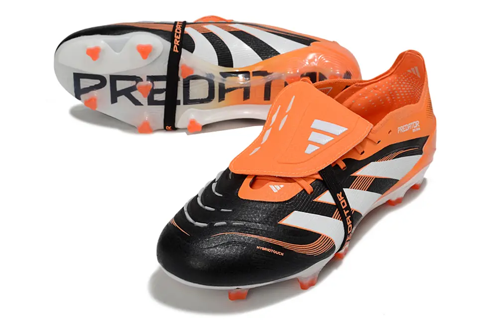 Adidas Predator 25 Elite Foldover Tongue FG - Black/Electric Orange/White
