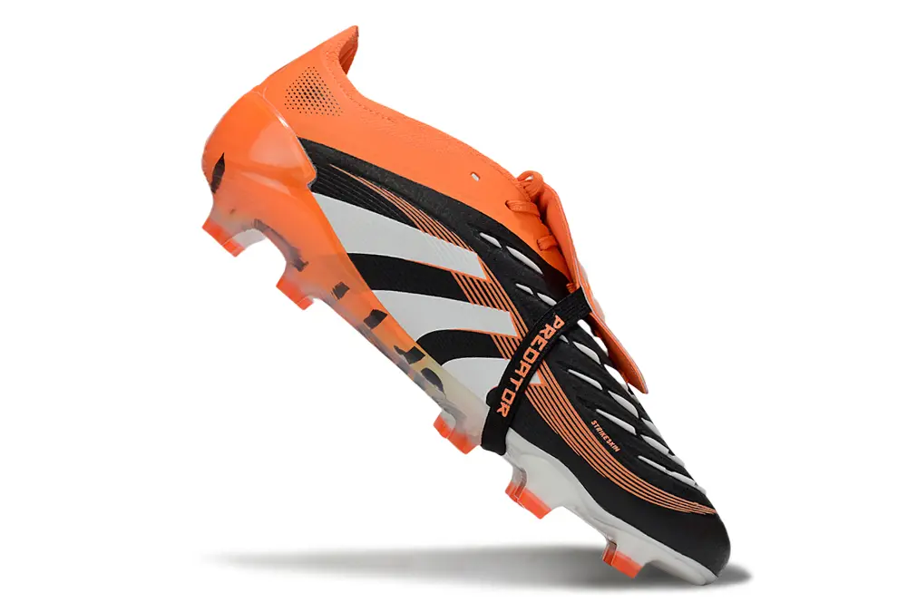 Adidas Predator 25 Elite Foldover Tongue FG - Black/Electric Orange/White