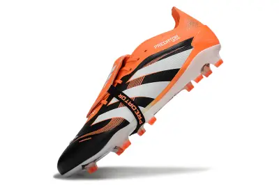 Adidas Predator 25 Elite Foldover Tongue FG - Black/Electric Orange/White