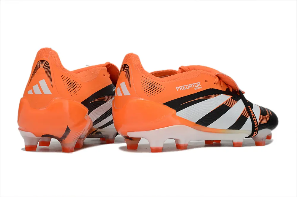 Adidas Predator 25 Elite Foldover Tongue FG - Black/Electric Orange/White