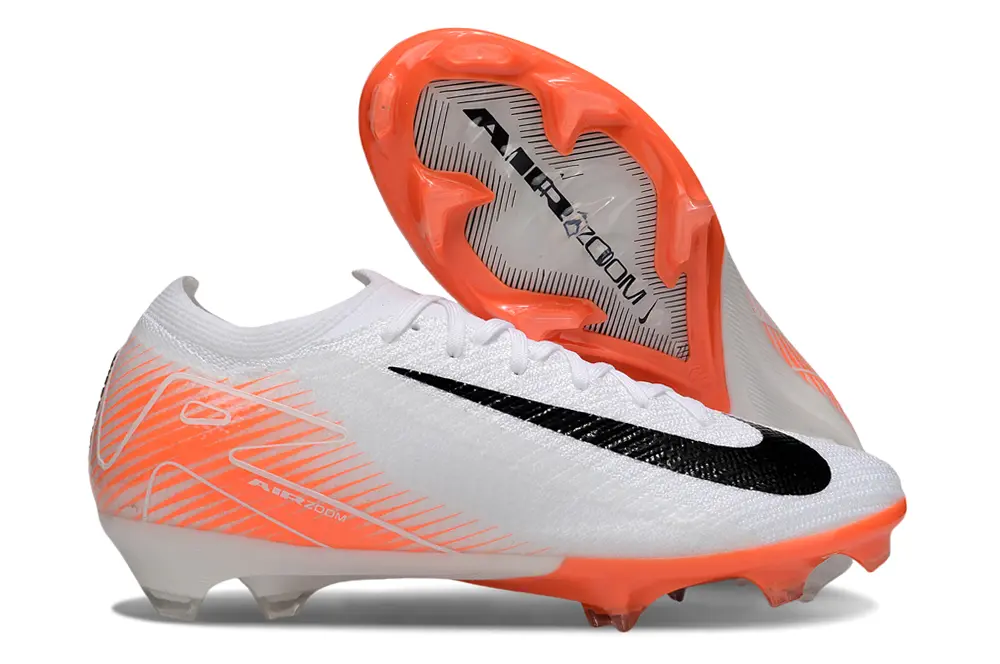 Nike Air Zoom Mercurial Vapor 16 Elite FG - White/Electric Orange/Black