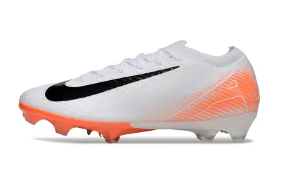 Nike Air Zoom Mercurial Vapor 16 Elite FG - White/Electric Orange/Black