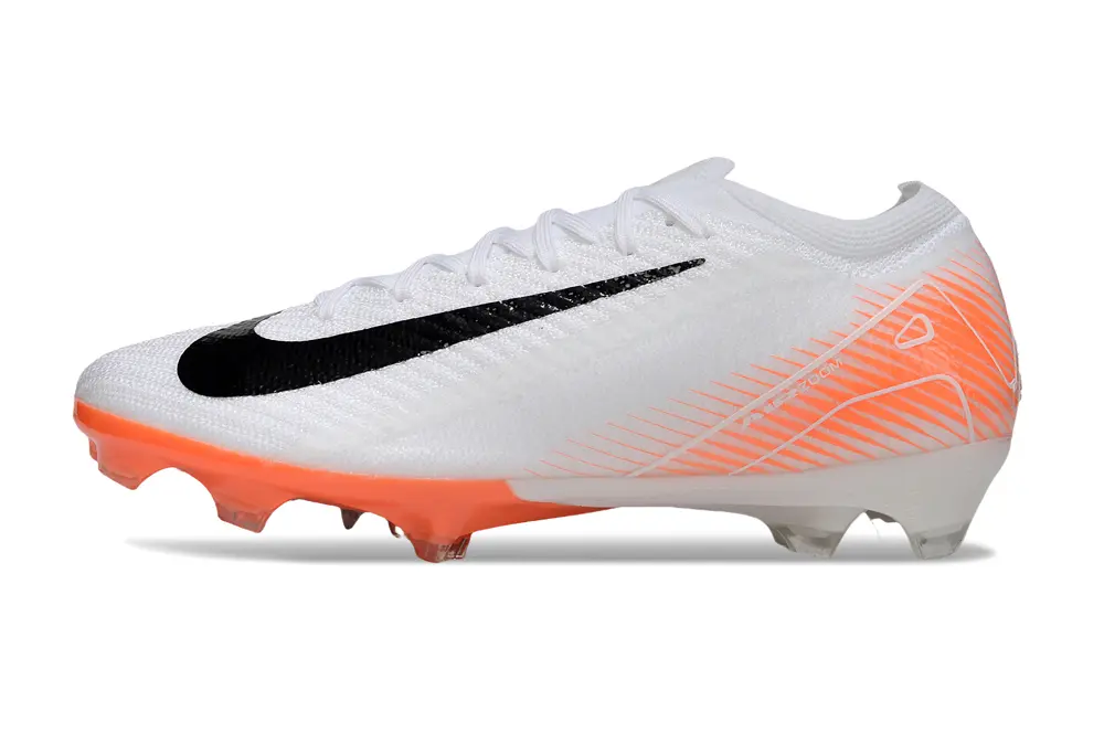 Nike Air Zoom Mercurial Vapor 16 Elite FG - White/Electric Orange/Black