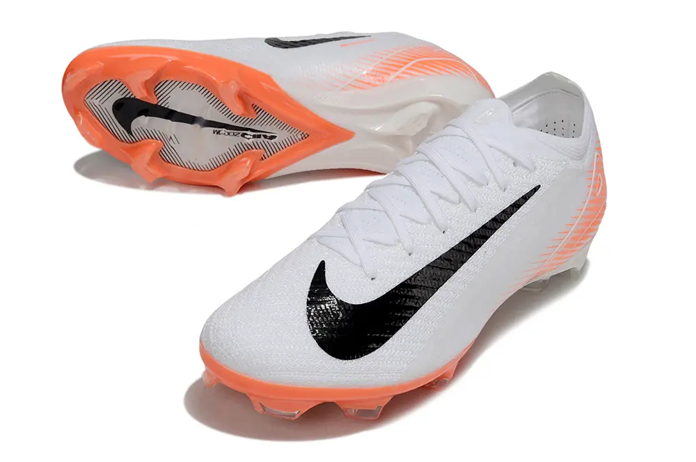 Nike Air Zoom Mercurial Vapor 16 Elite FG - White/Electric Orange/Black