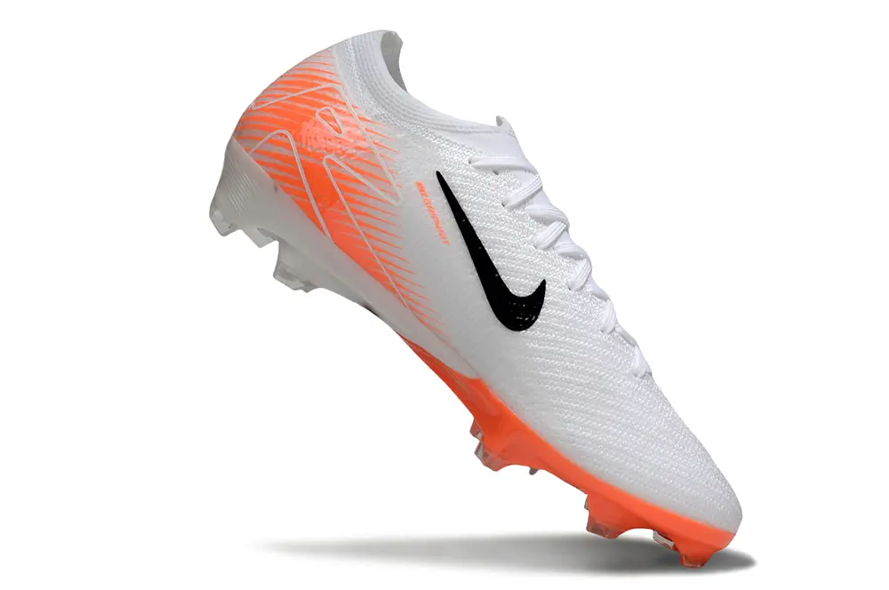 Nike Air Zoom Mercurial Vapor 16 Elite FG - White/Electric Orange/Black