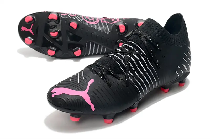 Puma Future Z 1.1 FG - Black/Neon Pink/White Stripes