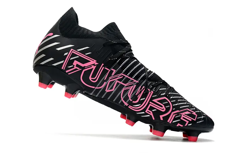 Puma Future Z 1.1 FG - Black/Neon Pink/White Stripes