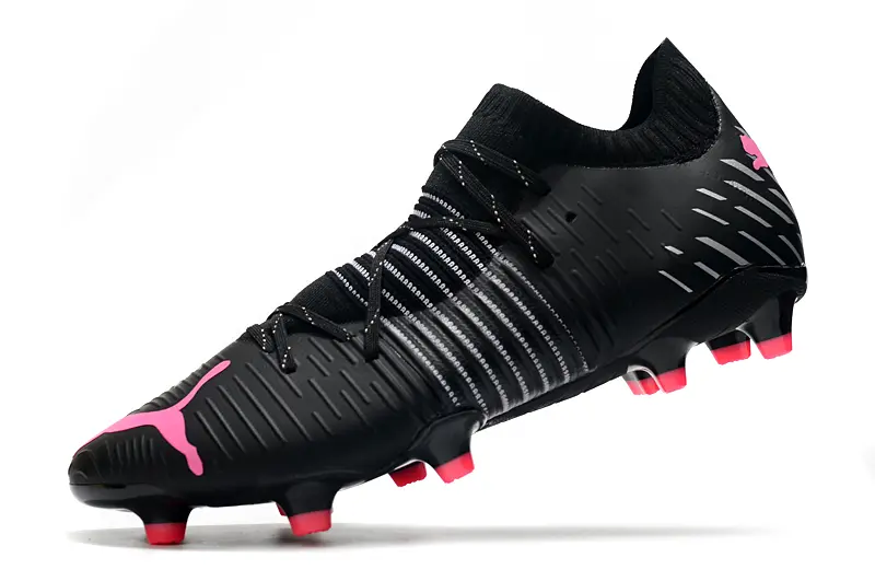 Puma Future Z 1.1 FG - Black/Neon Pink/White Stripes