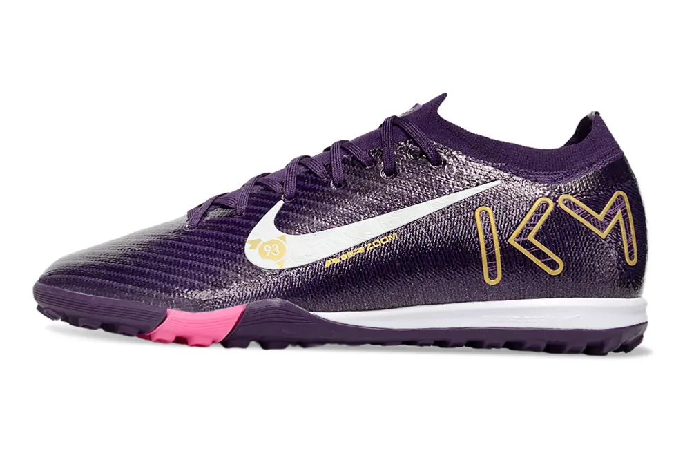 Kylian Mbappé x Nike Air Zoom Mercurial Vapor 16 Elite TF - Purple/Violet/Coral