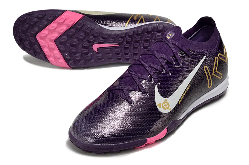Kylian Mbappé x Nike Air Zoom Mercurial Vapor 16 Elite TF - Purple/Violet/Coral