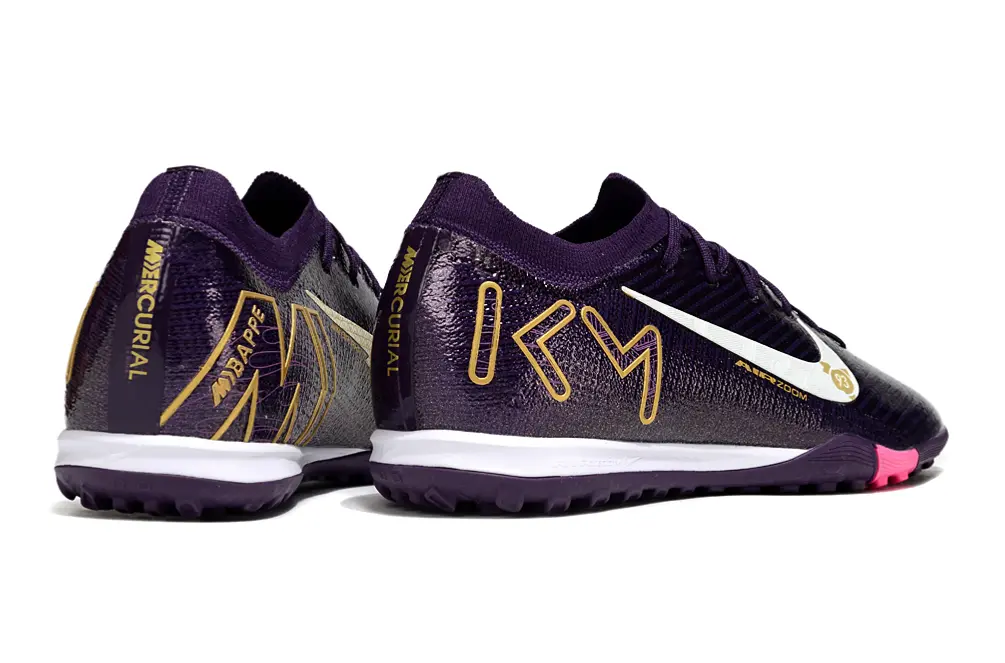 Kylian Mbappé x Nike Air Zoom Mercurial Vapor 16 Elite TF - Purple/Violet/Coral