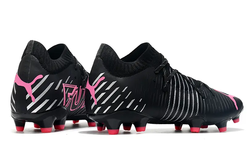 Puma Future Z 1.1 FG - Black/Neon Pink/White Stripes
