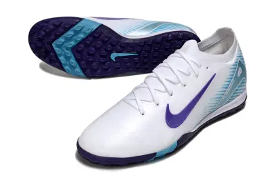 Nike Air Zoom Mercurial Vapor 16 Elite TF - White/Purple Breeze/Cyan Splash