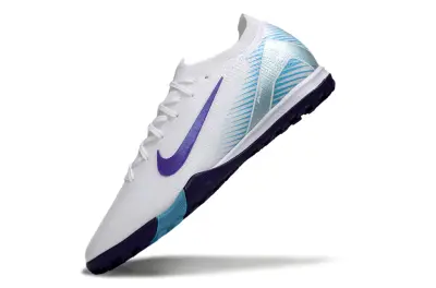Nike Air Zoom Mercurial Vapor 16 Elite TF - White/Purple Breeze/Cyan Splash