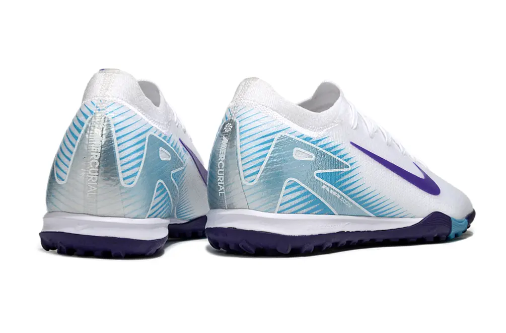 Nike Air Zoom Mercurial Vapor 16 Elite TF - White/Purple Breeze/Cyan Splash