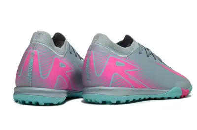 Nike Air Zoom Mercurial Vapor 16 Elite TF - Grey/Vibrant Pink/Aqua Blue