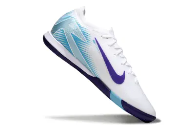 Nike Air Zoom Mercurial Vapor 16 Elite IC - White/Violet Purple/Arctic Blue