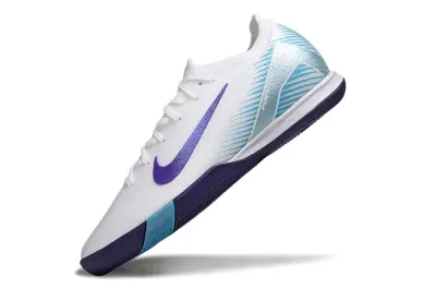 Nike Air Zoom Mercurial Vapor 16 Elite IC - White/Violet Purple/Arctic Blue