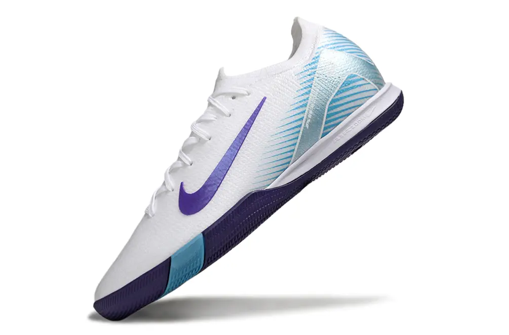 Nike Air Zoom Mercurial Vapor 16 Elite IC - White/Violet Purple/Arctic Blue