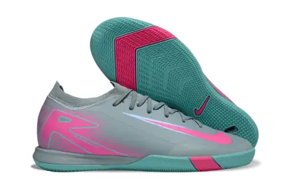 Nike Air Zoom Mercurial Vapor 16 Elite IC - Gray/Bright Pink/Teal