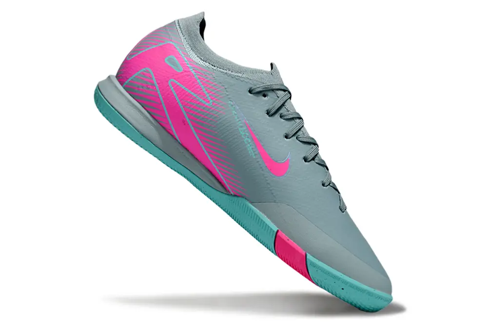 Nike Air Zoom Mercurial Vapor 16 Elite IC - Gray/Bright Pink/Teal