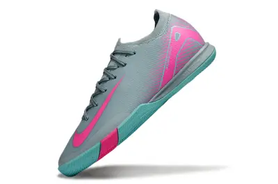 Nike Air Zoom Mercurial Vapor 16 Elite IC - Gray/Bright Pink/Teal