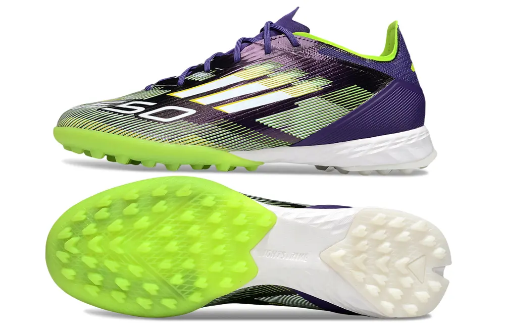Adidas F50 Pro TF - Purple/Electric Green/Luminous Yellow